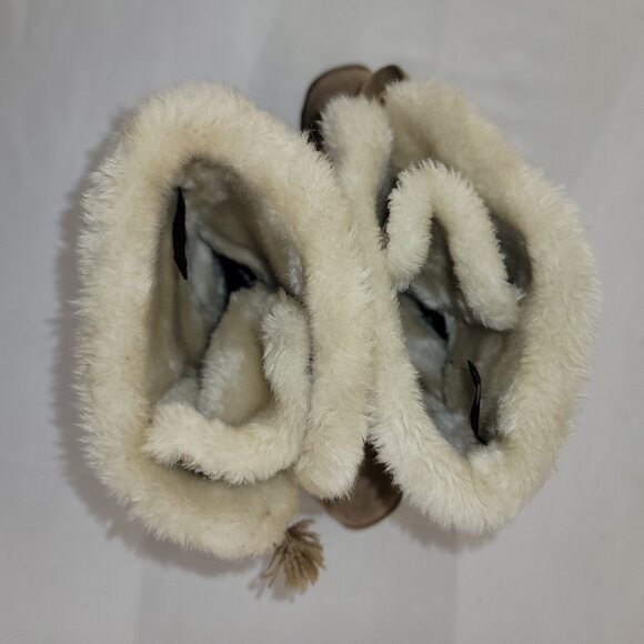 SPORTO JOJO Womens US 9.5M Suede Faux Fur Insulated Waterproof Shearling Boots - Picture 7 of 10